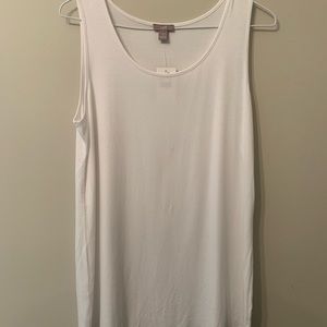 NWT J. Jill white tank top